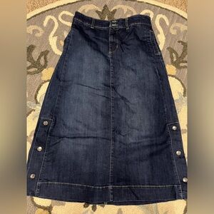 Christopher & Banks long denim skirt